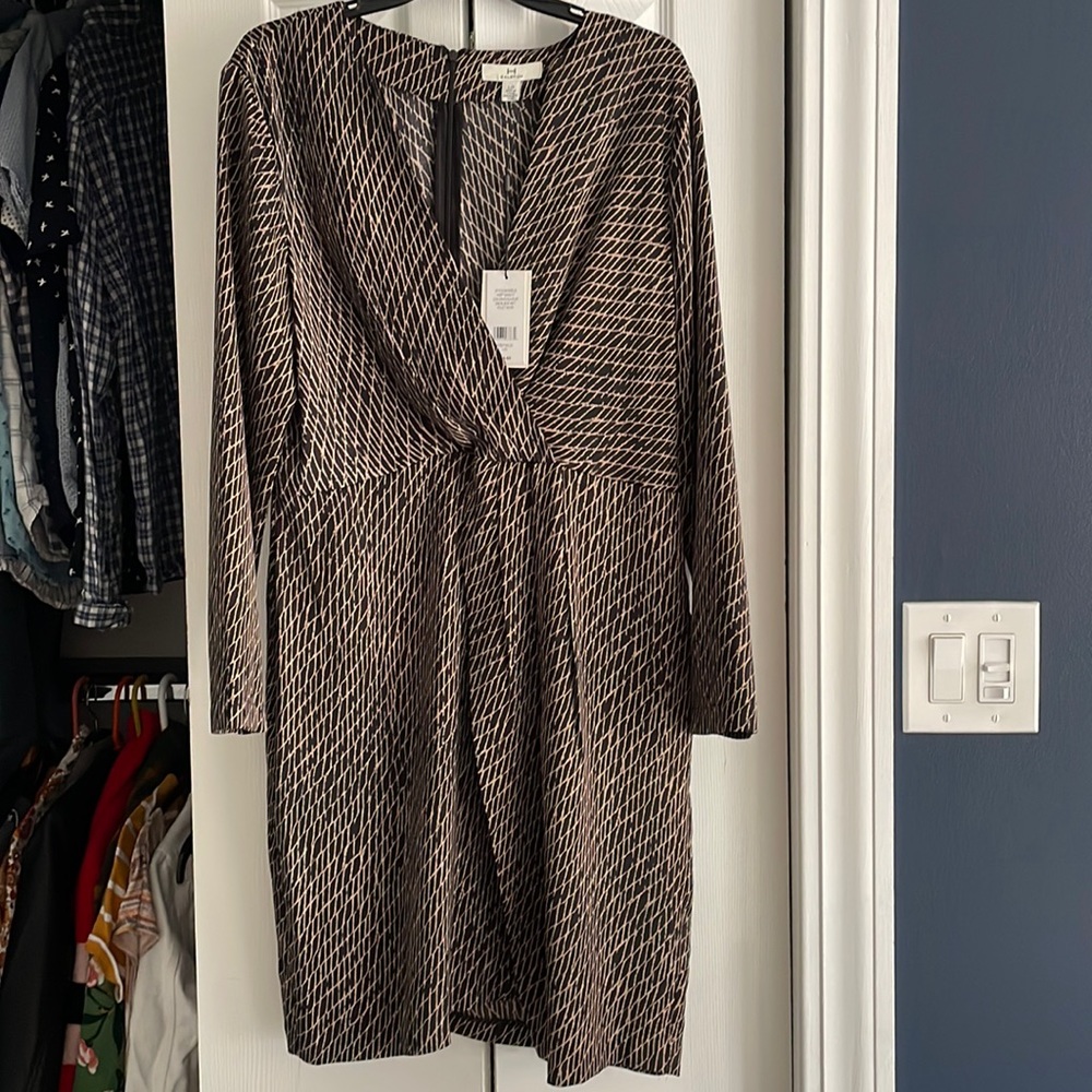 Halston cocktail dress NWT size large